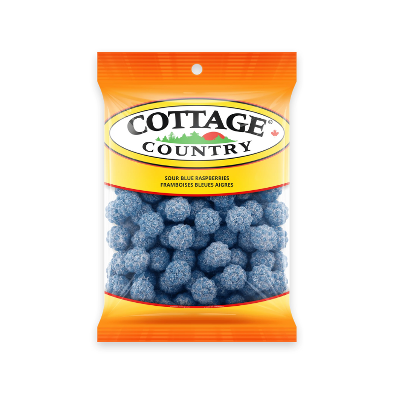 Cottage Country Sour Blue Raspberries 1000g
