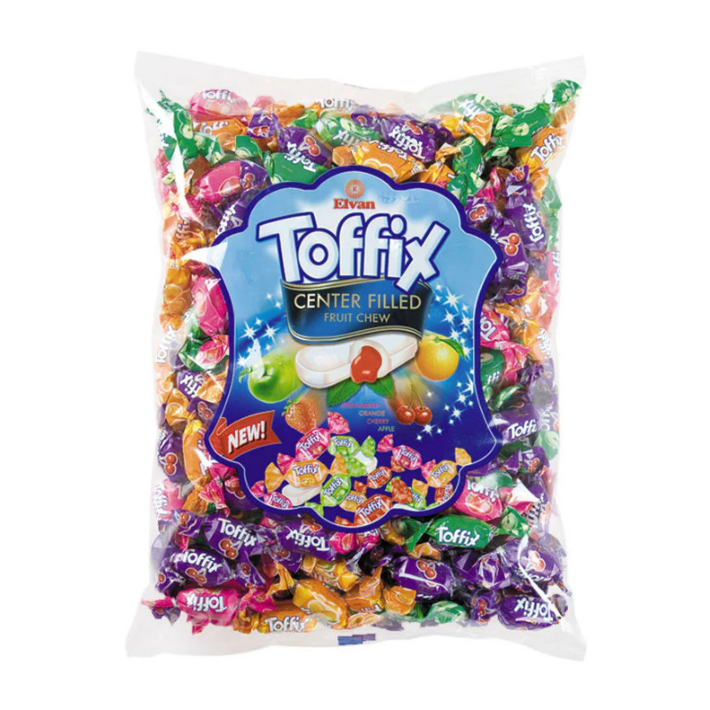 Torku Elvan Toffix Center Filled Fruit Chew Bag 500g