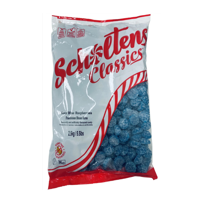 Scholtens Sour Blue Raspberries 2500g
