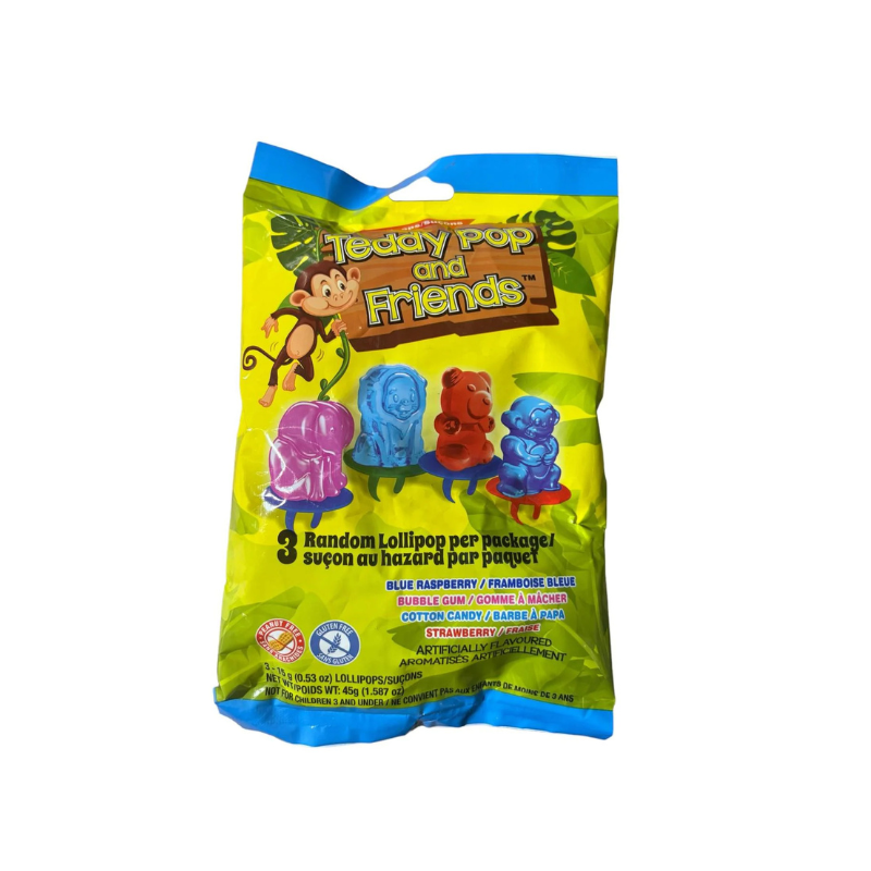 Exclusive Brands Teddy Pop & Friend Peg Bag