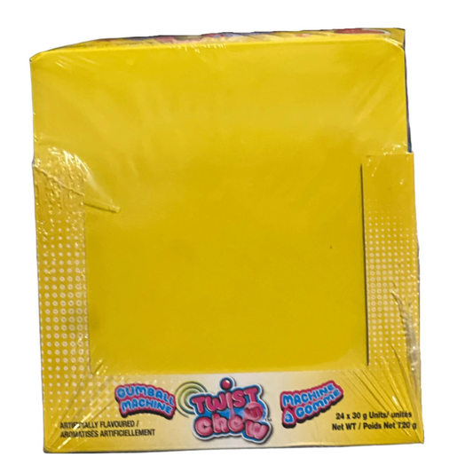 Exclusive Brands Twist & Chew Gumball Machine Candy - 24ct
