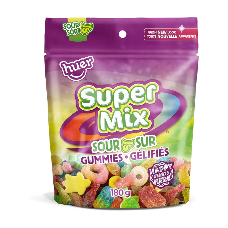 Huer Super Mix Sour Gummies 180g