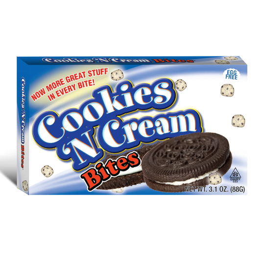 US - Theater Box Cookie Dough Cookies N Cream Bites 85g