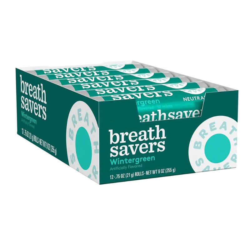 Hershey's Breath Savers Wintergreen Rolls 21g