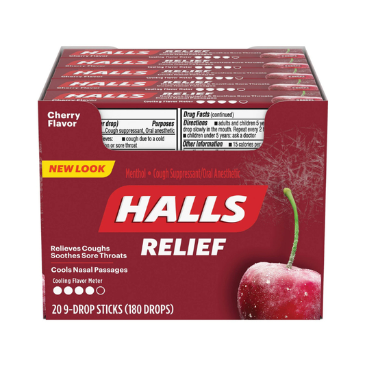 Halls Relief Cherry Flavor - 20ct