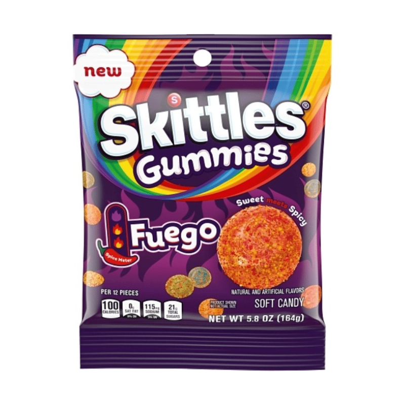US - Skittles - Fuego Gummies 164g