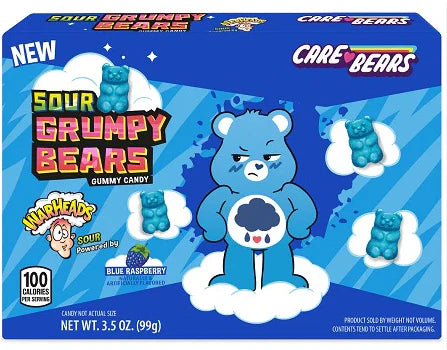 Warheads - Sour Grumpy Bears- Theater box