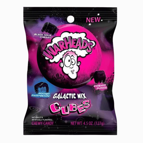 Warheads Galactic Cubes - 127g
