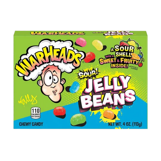 Warheads Sour Jelly Beans - 113g