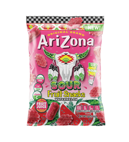 Arizona Sour Fruit Snacks Watermelon 142g