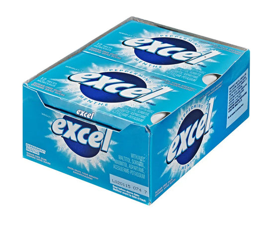 WRIGLEY'S Excel Peppermint Gum - 12ct