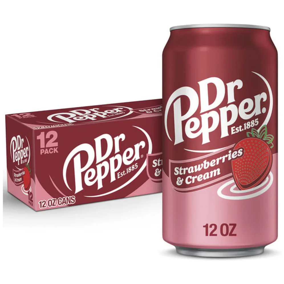 DR PEPPER Strawberries and Cream 355ml