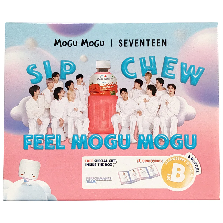 MOGU MOGU Seventeen Edition Strawberry Flavored Drink 320ml