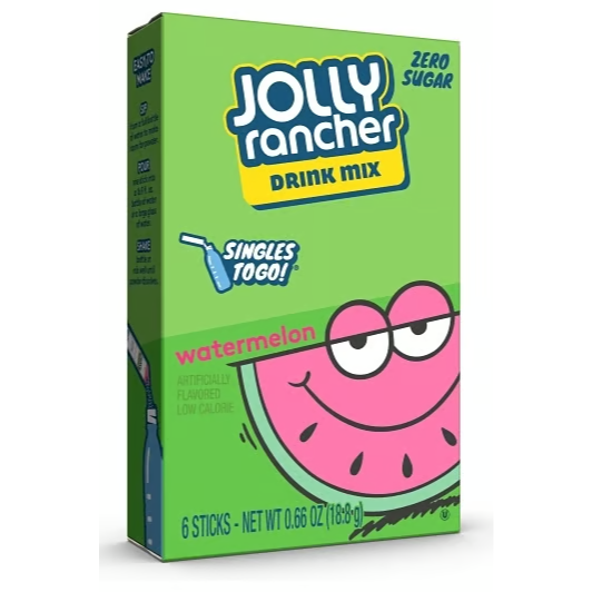 US - Drink Mix - Jolly Rancher - Watermelon 6 Pack