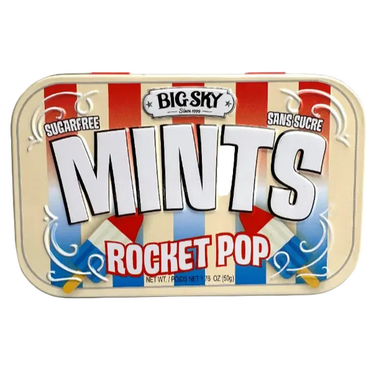 Canada - Big Sky - Sugar Free Mints - Rocket Pop Flavour 50g
