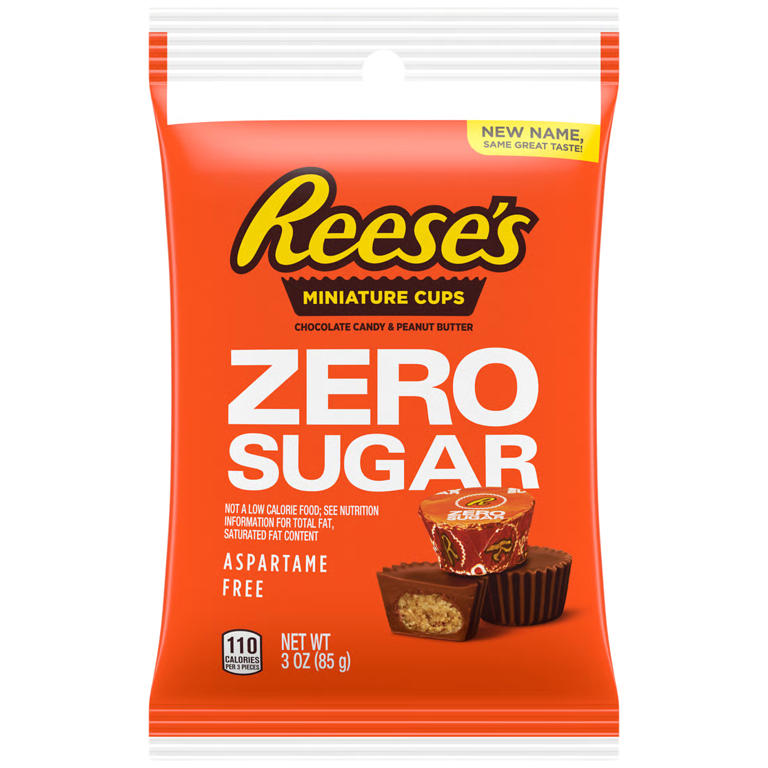 Us - Sugar Free - Reese Peanut Butter Cup Miniatures Peg Bag 85g