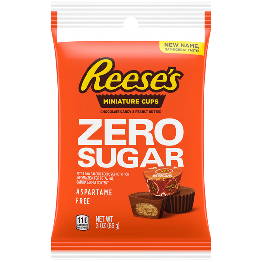 Us - Sugar Free - Reese Peanut Butter Cup Miniatures Peg Bag 85g