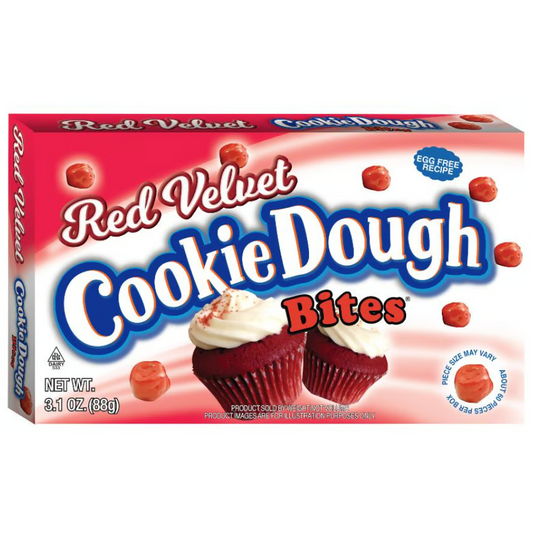 US - Theater Box Cookie Dough Red Velvet Cupcake Bites 85g