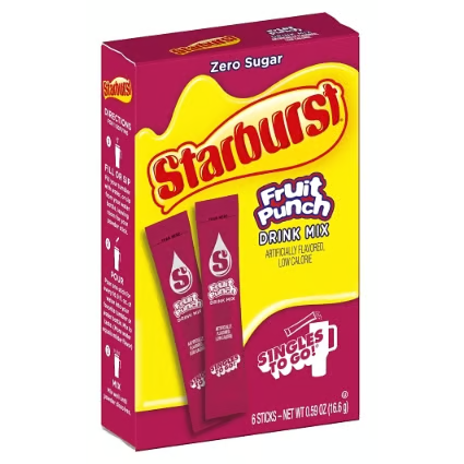 US - Drink Mix - Starburst - Fruit Punch 6 Pack