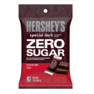 Sugar Free - HERSHEYS SPECIAL DARK ZERO SUGAR Peg Bag - 85g