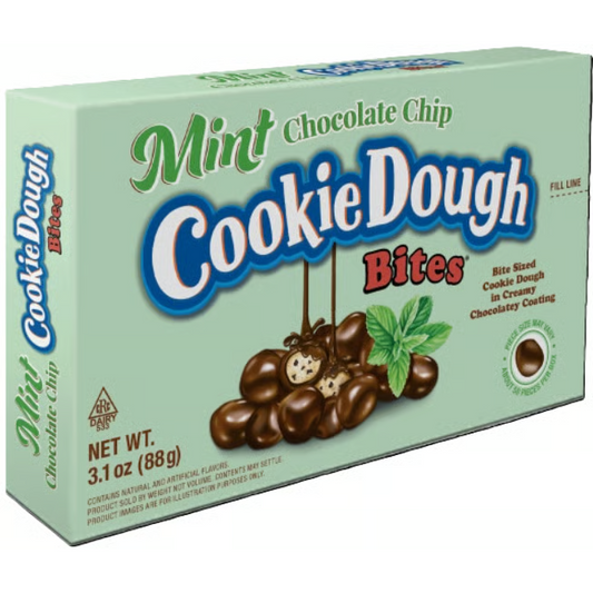 US - Theater Box Cookie Dough Mint Chocolate Chip Bites 85g