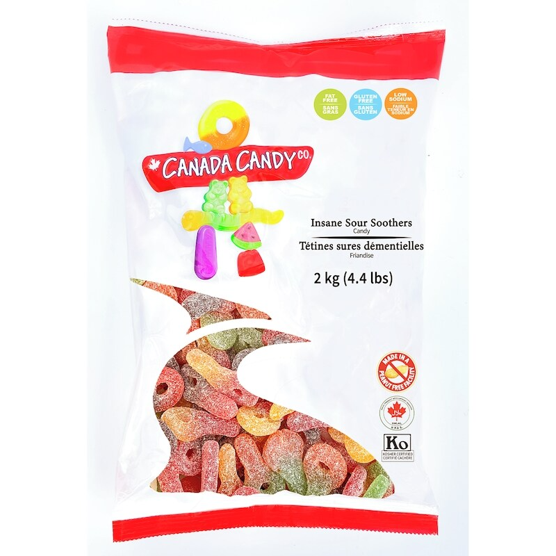Bulk - CCC Sour Soothers - Jumbo 2.5kg