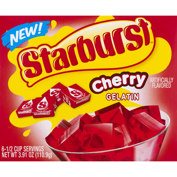 US - Gelatin - Starburst - Cherry