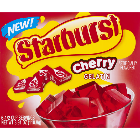 US - Gelatin - Starburst - Cherry