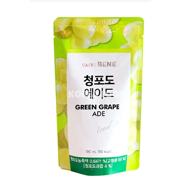 CAFFE BENE Green Grape Ade 190ml