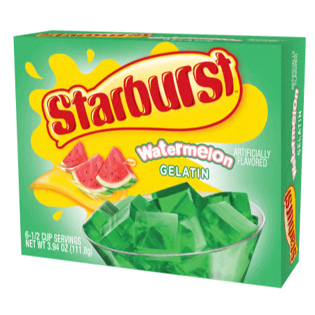 US - Gelatin - Starburst - Watermelon