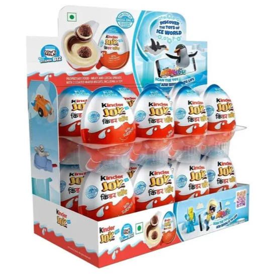 FERRERO - MASTERCASE Kinder Joy Chocolate Egg For Kid Boy 20g