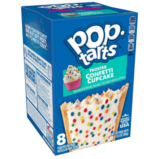 US - Pop Tarts - Confetti Cupcake (8 Toasters) 384g