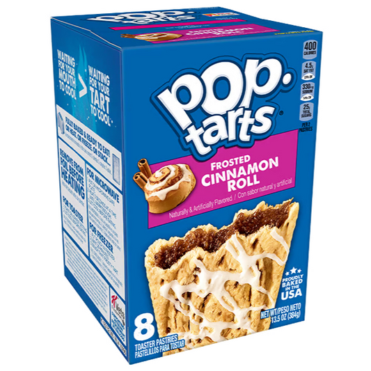 Us - Pop Tarts - Cinnamon Roll (8 Toasters) 384g