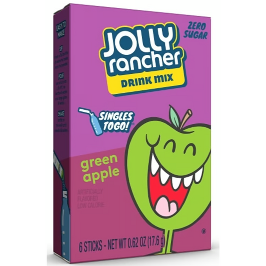 US - Drink Mix - Zero Sugar - Jolly Rancher - Green Apple 6 Pack