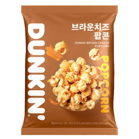 DUNKIN Brown Cheese Popcorn 75g
