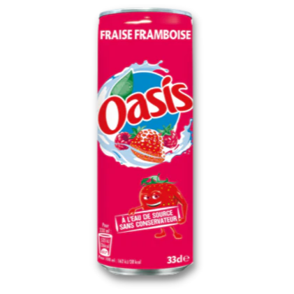 OASIS Strawberry-Raspberry 330ml - France