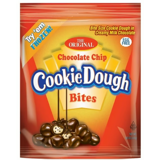 US - Taste of Nature Cookie Dough Bites - Chocolate Chip Peg Bag 141g