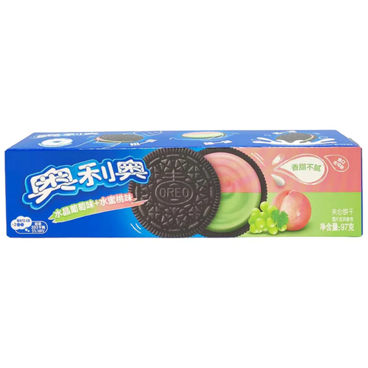 Oreo Sandwich Cookie Grape & Peach Flavor 97g