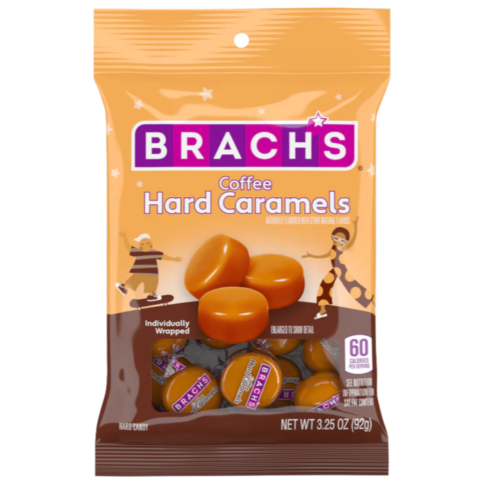 US - Brachs Wrapped Coffee Peg Bag - 100g