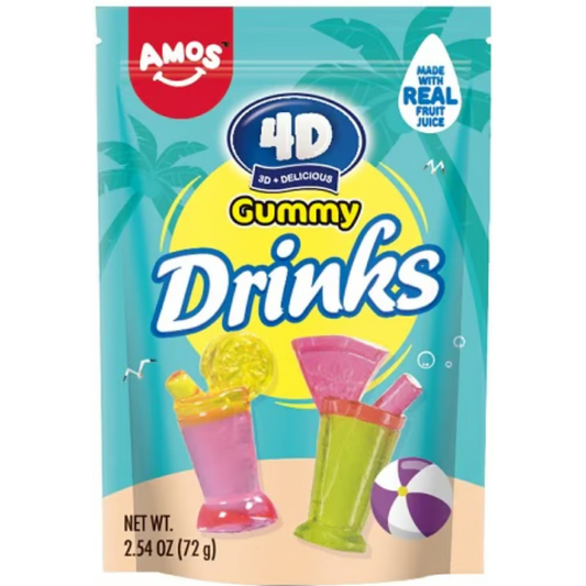 Amos - 4D GUMMY DRINKS 72g