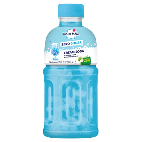 Mogu Mogu Cream Soda Flavored Sugar Free 320ml