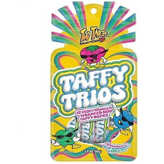 TOO TARTS - Taffy Trio (12pcs) Peg Bag 96g