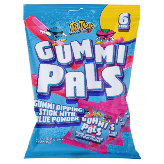 TOO TARTS - Gummi Pals (6pk) Peg Bag 90g
