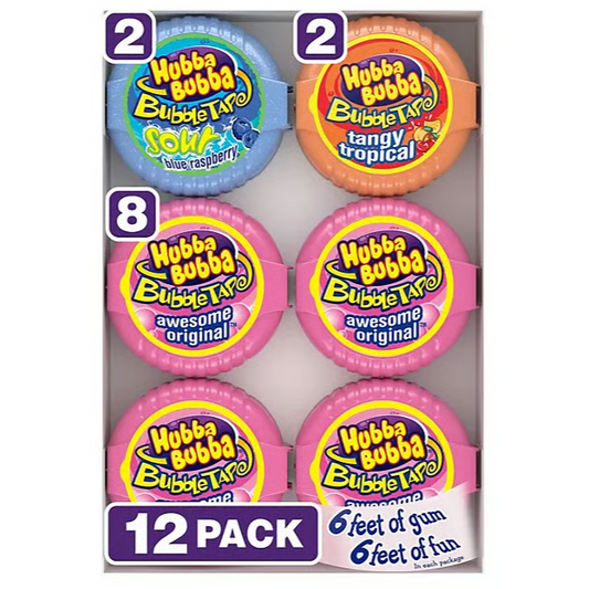 US - Hubba Bubba Bubble Tape Gum Assorted