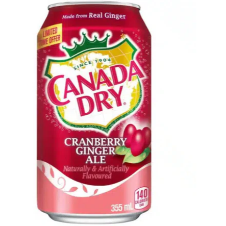 Canada Dry Cranberry 355ml