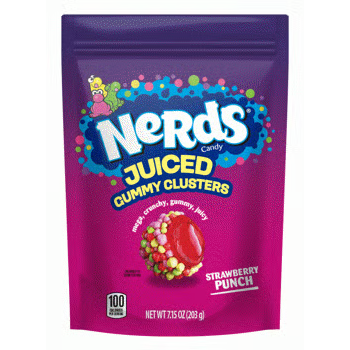 Nerds Juiced Gummy Clusters Sub Bag - 203g
