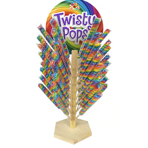 CHINA - Alberts Twisty Pops on Wooden Tree 85g
