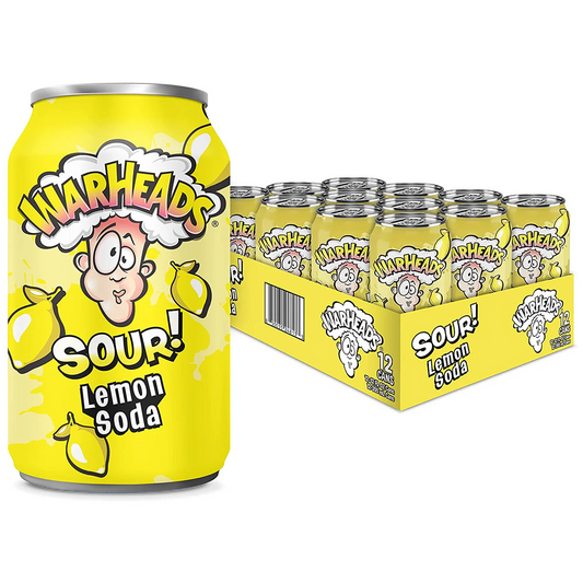 Warheads Sour Lemon Soda 355 ml