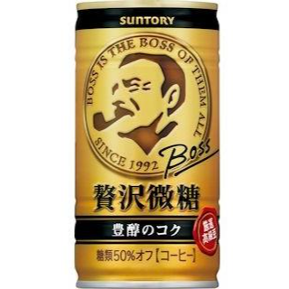SUNTORY BOSS Less Sugar Rich Coffee 185ml