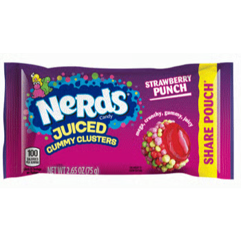 Nerds Juiced Gummy Clusters Share Pouch - 75g